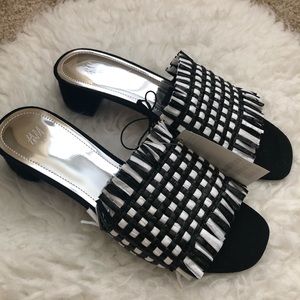 H&M braided slide sandals